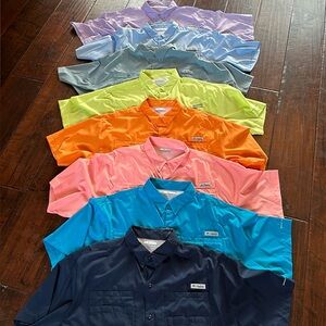Columbia Fishing Shirt Bundle 9 Pack